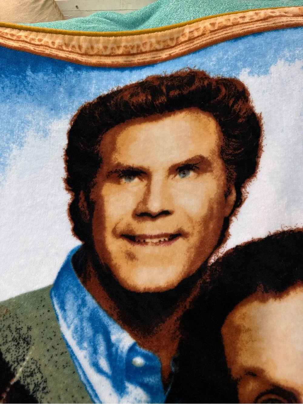 Step Brothers Iconic Painted Portrait Photo Plush Throw Blanket- 50” X 60”